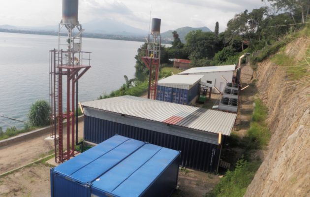 Rwanda Gisenyi - Centrale électrique gaz bio-méthane